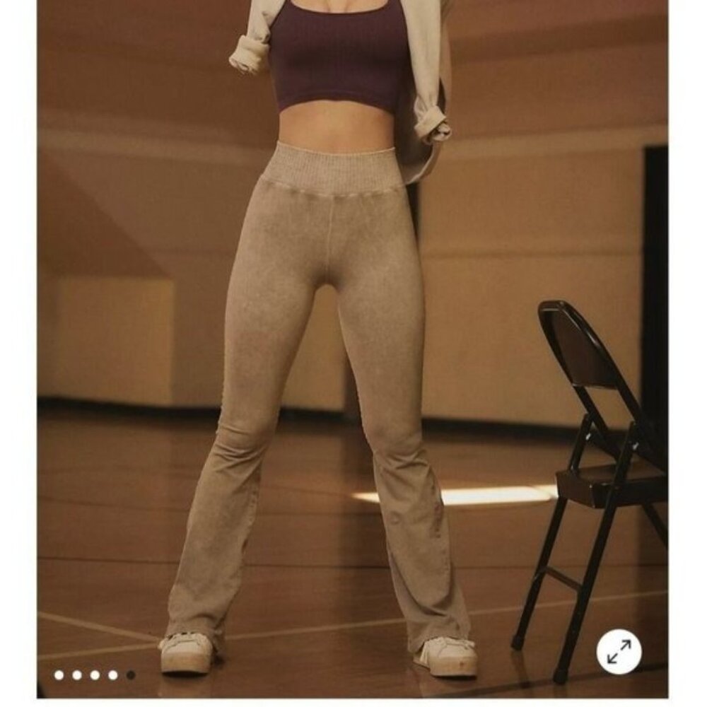 FP Movement Good Karma Flare Leggings in Mushroom